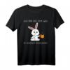 Geh mir aus dem Weg du unnötiger Sozialkontakt Hase T-Shirt – Lustiges Geschenk für Freunde, Kollegen & Katzenliebhaber mit humorvollem Spruch