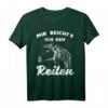Mir Reicht's Ich Geh Reiten Reiter Pferde Damen T-Shirt – Lustiges Pferde- und Reiter-Shirt als Geburtstags- oder Weihnachtsgeschenk für Pferdeliebhaber