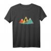 Vintage Cool Skitour Geher T-Shirt mit Symbolen – Perfekt für Skitouren-Fans, Gipfelsieg & Abfahrten im Pulverschnee