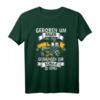 Geboren Um Bauer Zu Sein Gezwungen Zur Schule Zu Gehen Feld T-Shirt – Lustiges Bauernhof T-Shirt für Landwirte, Traktor-Fans & Bauernhof-Liebhaber