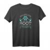 Boot Kapitän T-Shirt mit Steuerrad & Anker Motiv – Lustiges Geschenk für Bootsfahrer, Motorbootbesitzer & Schiff Fans