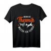 Die Thermik ruft ich muss gehen Segelflug T-Shirt – Perfektes Geschenk für Segelflieger und Gleitflugzeug-Enthusiasten zum Geburtstag oder Flugplatzbesuch