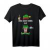 Bier-Geht-Immer Elf Partnerlook Bier Saufen Weihnachten T-Shirt – Lustiges Weihnachtsgeschenk für Bierliebhaber & Partnerpaare