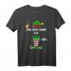 Bier-Geht-Immer Elf Partnerlook Bier Saufen Weihnachten T-Shirt – Lustiges Weihnachtsgeschenk für Bierliebhaber & Partnerpaare