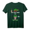 Bier-Geht-Immer Elf Partnerlook Bier Saufen Weihnachten T-Shirt – Lustiges Weihnachtsgeschenk für Bierliebhaber & Partnerpaare