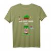 Bier-Geht-Immer Elf Partnerlook Bier Saufen Weihnachten T-Shirt – Lustiges Weihnachtsgeschenk für Bierliebhaber & Partnerpaare