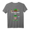 Bier-Geht-Immer Elf Partnerlook Bier Saufen Weihnachten T-Shirt – Lustiges Weihnachtsgeschenk für Bierliebhaber & Partnerpaare