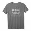11. Gebot du sollst mir nicht auf die Nerven gehen! - Lustiges Statement T-Shirt für Freunde und Humorliebhaber