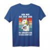 Geh mir aus dem Weg du unnötiger Sozialkontakt Einhorn T-Shirt – Lustiges Geschenk für Kollegen, Büro und Baustelle