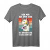 Geh mir aus dem Weg du unnötiger Sozialkontakt Einhorn T-Shirt – Lustiges Geschenk für Kollegen, Büro und Baustelle