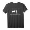 HapMonkey T-Shirt für Kuhliebhaber, Bauern & Landwirte - Lustiges Geschenk für Landwirt, Bauerin & Farmer