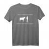 HapMonkey T-Shirt für Kuhliebhaber, Bauern & Landwirte - Lustiges Geschenk für Landwirt, Bauerin & Farmer