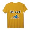 Kinder T-Shirt mit Tiermotiven und Botschaft 'Geh weg!' - NICI Design für Kinder, klassisch geschnitten