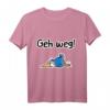 Kinder T-Shirt mit Tiermotiven und Botschaft 'Geh weg!' - NICI Design für Kinder, klassisch geschnitten