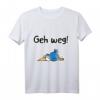 Kinder T-Shirt mit Tiermotiven und Botschaft 'Geh weg!' - NICI Design für Kinder, klassisch geschnitten