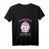 Damen Abstand Halten T-Shirt mit Slogan - Humorvolles Social Distancing Outfit gegen unnötigen Kontakt und für persönliche Distanz
