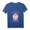 Damen Abstand Halten T-Shirt mit Slogan - Humorvolles Social Distancing Outfit gegen unnötigen Kontakt und für persönliche Distanz