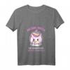 Damen Abstand Halten T-Shirt mit Slogan - Humorvolles Social Distancing Outfit gegen unnötigen Kontakt und für persönliche Distanz