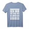 Geh Mir Aus Dem Weg Du Unnötiger Sozialkontakt T-Shirt - Lustiges Spruch-Shirt für Einzelgänger, Witzbolde & Spaßvögel