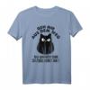 Geh Mir Aus Dem Weg du unnötiger Sozialkontakt Katzen Retro T-Shirt - Lustiges Vintage Design für Katzenliebhaber & Humor-Fans