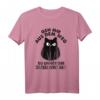Geh Mir Aus Dem Weg du unnötiger Sozialkontakt Katzen Retro T-Shirt - Lustiges Vintage Design für Katzenliebhaber & Humor-Fans