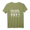 Dackel hören aufs Wort - Lustiges Gassi gehen T-Shirt für Dackelbesitzer und Hundeliebhaber, perfektes Geschenk für Hundespaziergänge, Geburtstage & Weihnachten