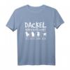 Dackel hören aufs Wort - Lustiges Gassi gehen T-Shirt für Dackelbesitzer und Hundeliebhaber, perfektes Geschenk für Hundespaziergänge, Geburtstage & Weihnachten