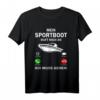 Herren Sportboot Kapitän T-Shirt – Lustiges Design für Bootfahrer, Wassersportfans & stolze Bootbesitzer, perfekt für Papa & Opa