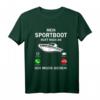 Herren Sportboot Kapitän T-Shirt – Lustiges Design für Bootfahrer, Wassersportfans & stolze Bootbesitzer, perfekt für Papa & Opa