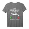 Herren Sportboot Kapitän T-Shirt – Lustiges Design für Bootfahrer, Wassersportfans & stolze Bootbesitzer, perfekt für Papa & Opa