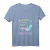Damen Schaukel Kindheit Glück T-Shirt zum HapMonkey - Lustiges Geschenk für Mutter, Tochter, Freundin & Enkelin, perfekt für jeden Anlass