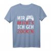 Mir Reicht's ich geh zocken Geschenk - Lustiges Konsole Joystick T-Shirt für Gamer zum Geburtstag oder als cooles Gaming Outfit