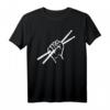 Drummer Schlagzeuger T-Shirt mit Drumsticks – Perfekt für Bands, Konzerte und Festivals