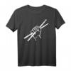 Drummer Schlagzeuger T-Shirt mit Drumsticks – Perfekt für Bands, Konzerte und Festivals