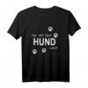 Lustiges Hundemama T-Shirt - Mit Hund Geht Hundemama Geschenk für Frauen, Hundebesitzerinnen und Tierliebhaber zum Muttertag, Geburtstag & Weihnachten