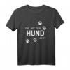 Lustiges Hundemama T-Shirt - Mit Hund Geht Hundemama Geschenk für Frauen, Hundebesitzerinnen und Tierliebhaber zum Muttertag, Geburtstag & Weihnachten