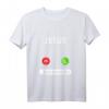 Christliches T-Shirt mit Aufschrift 'Jesus ruft und ich muss gehen' – Perfektes Glaubensgeschenk zu Weihnachten und Geburtstag für Christen