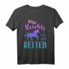 Mir reichts ich geh reiten - Reiten Pferde Mädchen Frauen T-Shirt für Reitsportliebhaberinnen & Pferdefans, ideales Geschenk