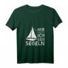 Damen Segeln T-Shirt mit V-Ausschnitt - Mir Reichts Ich geh Segeln Design, Perfektes Geschenk für Hobbyseglerinnen und Segelboot-Liebhaberinnen
