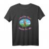 Damen And She Lived Happily Ever After Wandern T-Shirt – Lustiges Berg- und Wandershirt, perfektes Geschenk für Frauen, Weihnachten & Geburtstag