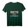 Damen Wandern ist wie spazieren gehen, Camping und Wander T-Shirt mit V-Ausschnitt – Lustiges Outdoor-Shirt für Bergsteigerinnen und Naturliebhaberinnen