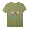 Damen Wandern ist wie spazieren gehen, Camping und Wander T-Shirt mit V-Ausschnitt – Lustiges Outdoor-Shirt für Bergsteigerinnen und Naturliebhaberinnen