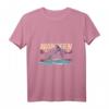 Damen Wandern ist wie spazieren gehen, Camping und Wander T-Shirt mit V-Ausschnitt – Lustiges Outdoor-Shirt für Bergsteigerinnen und Naturliebhaberinnen