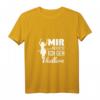Damen V-Ausschnitt T-Shirt mit Spruch 'Mir reichts Ich geh hullern' – Lustiges Hula Hoop Motiv für Frauen