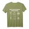 Sonde Dinge Die Ich In Meiner Freizeit Mache T-Shirt – Lustiges Schatzsucher Outfit für Sondengänger & Goldgräber, Geschenkidee für Schatzjäger
