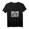 Damen HapMonkey T-Shirt mit V-Ausschnitt – Lustiger social distancing Spruch für Damen und Herren