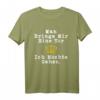 Man Bringe Mir Eine Tür Ich Möchte Gehen - Lustiges freches T-Shirt mit Spruch, klassisch geschnitten