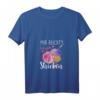 Damen T-Shirt 'Mir Reicht's Ich geh Stricken' mit V-Ausschnitt – Lustiges, bequemes Shirt für Strickfans & Alltag