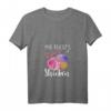 Damen T-Shirt 'Mir Reicht's Ich geh Stricken' mit V-Ausschnitt – Lustiges, bequemes Shirt für Strickfans & Alltag