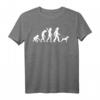 Parson Russell Terrier Evolution Gassi Gehen Hunde T-Shirt – Lässiges Hundeliebhaber Shirt für Spaziergänge und Tierfreunde